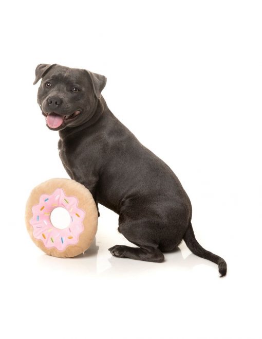 Peluche donut chien