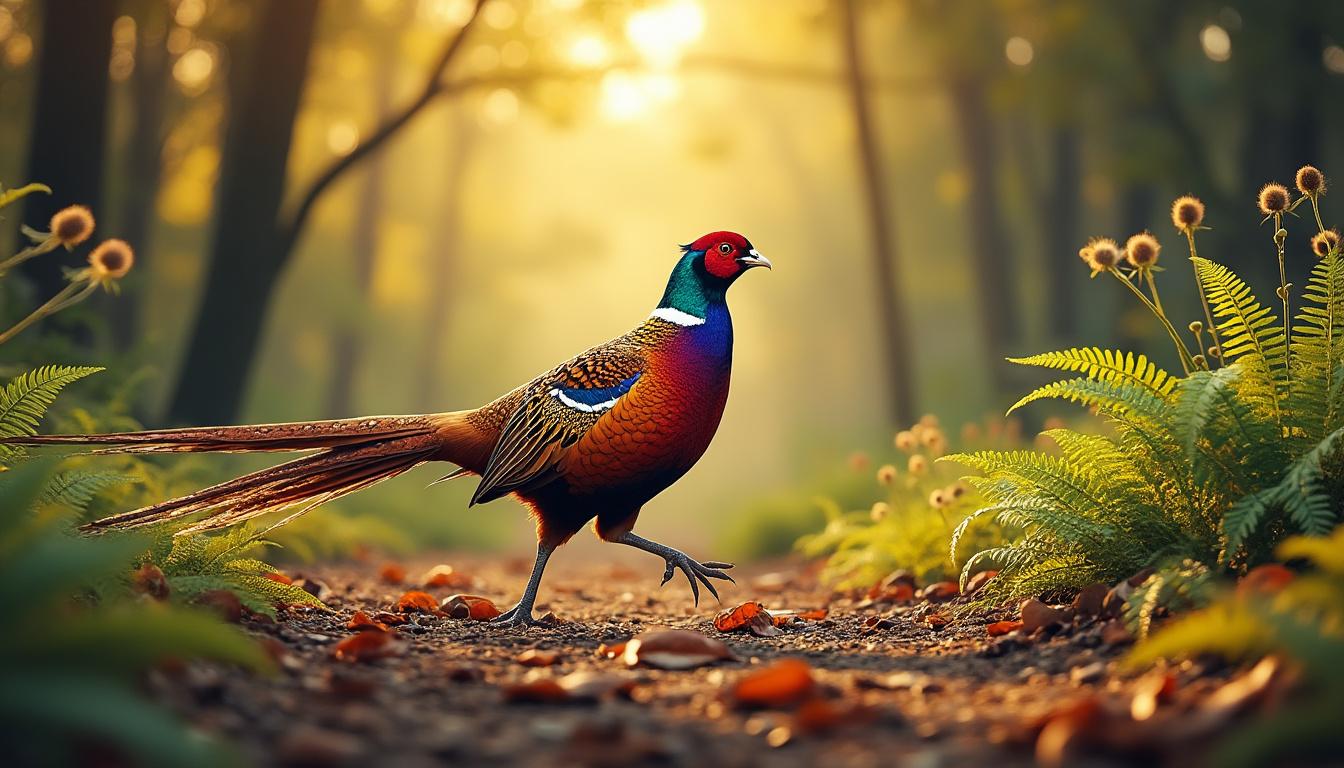 Signification des oiseaux qui croisent votre chemin : le faisan