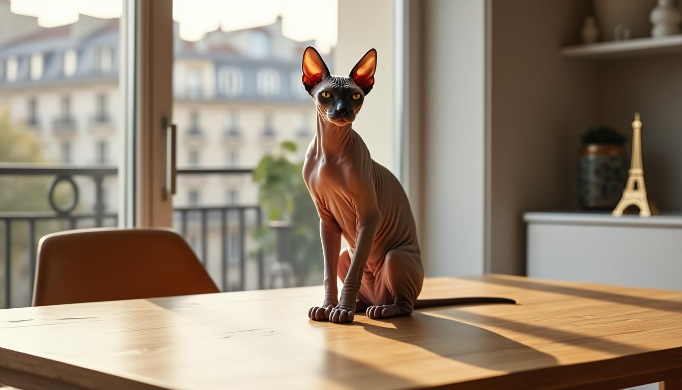 Sphynx prix 2025 : combien coûte un chat sans poils en France
