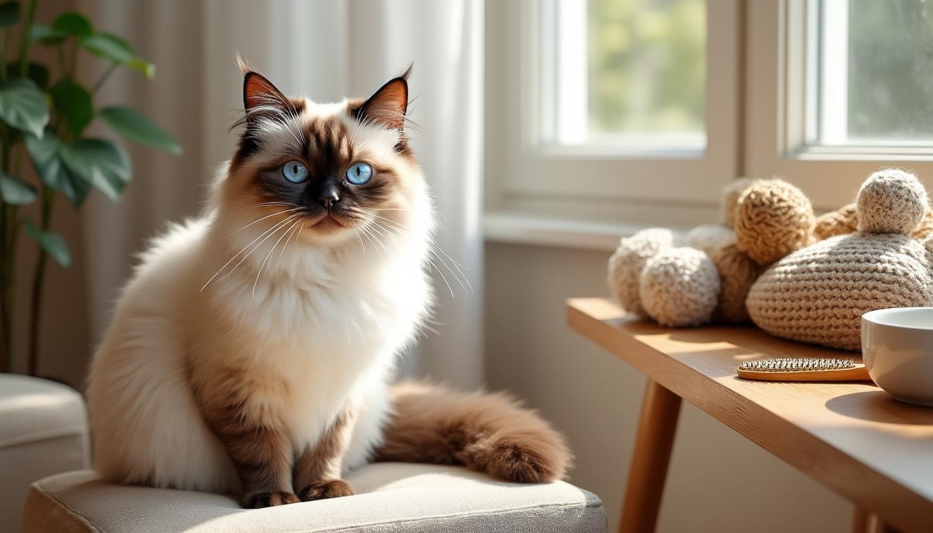 Chat ragdoll : caractère, entretien et conseils pour bien l’élever