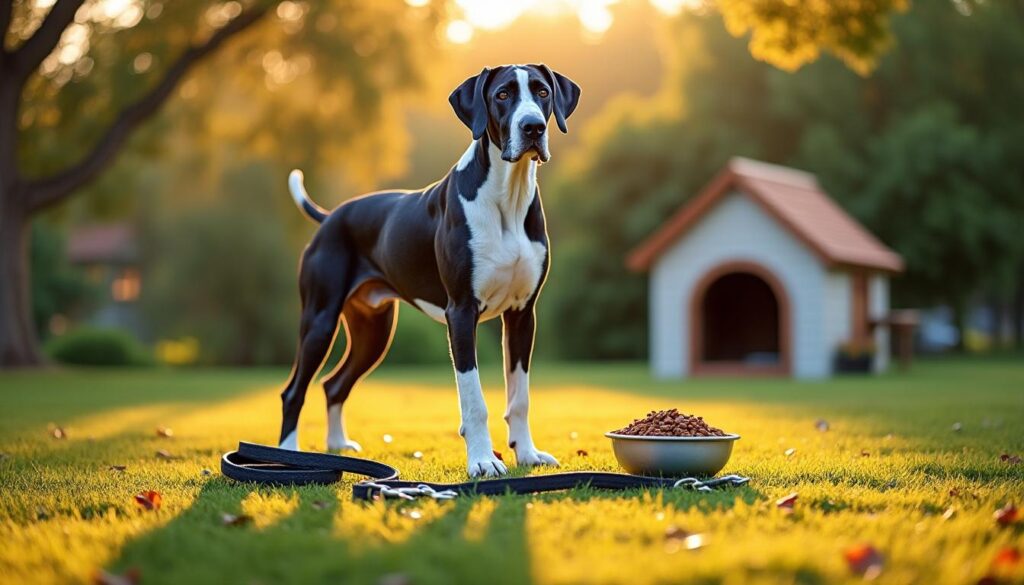 découvrez le dogue allemand, ses caractéristiques physiques, son caractère unique et des conseils essentiels pour bien élever ce chien majestueux.