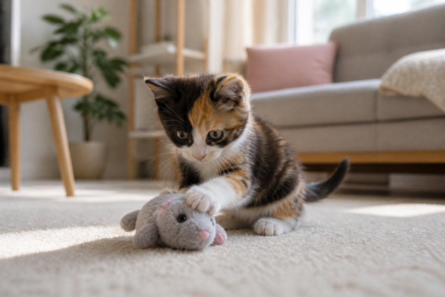 Tempérament et intégration du chaton au foyer