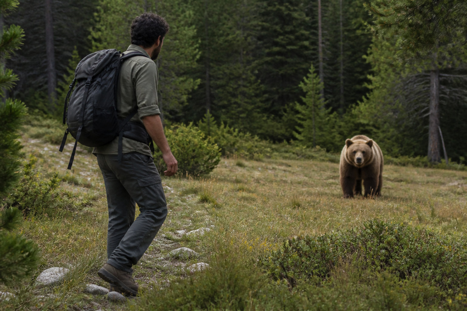 Que faire lors d'une rencontre fortuite avec un ours ?