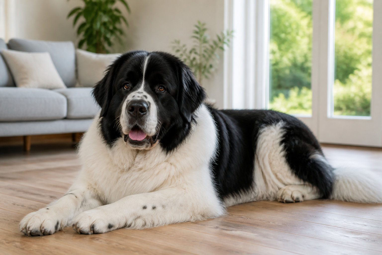 Le tempérament du Landseer au sein du foyer